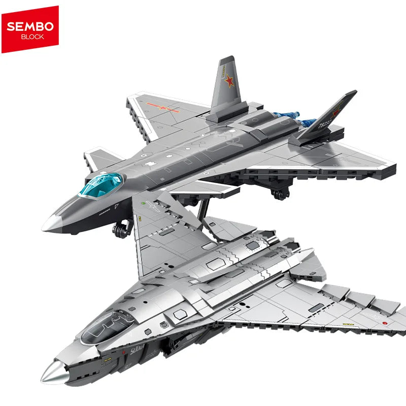 Premium Building Block Set Fighter Jet Military Aircraft Model Compatible With Lego For Boys Ornaments - ToylandEU
