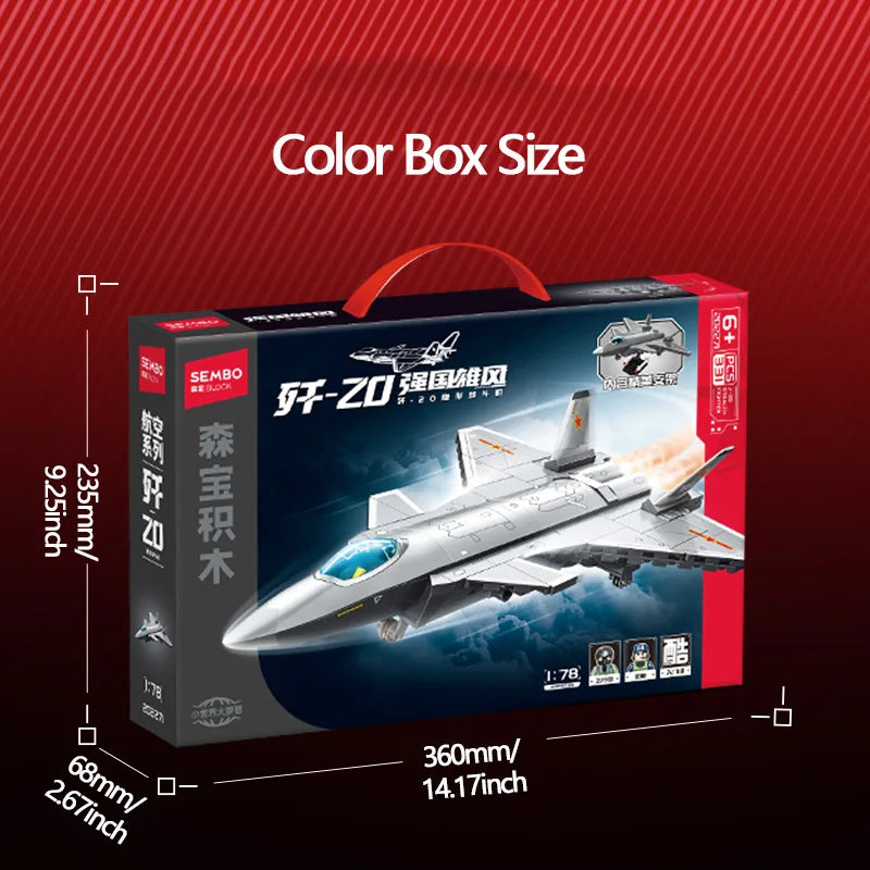 Premium Building Block Set Fighter Jet Military Aircraft Model Compatible With Lego For Boys Ornaments - ToylandEU