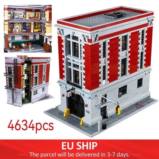 Premium Building Block Set Ghostbusters Firehouse Headquarters With 4634 Pieces Lego Compatible For Kids And Adults - ToylandEU
