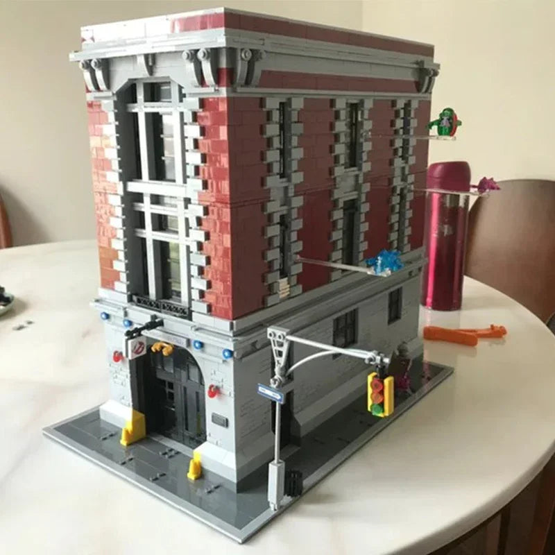 Premium Building Block Set Ghostbusters Firehouse Headquarters With 4634 Pieces Lego Compatible For Kids And Adults - ToylandEU