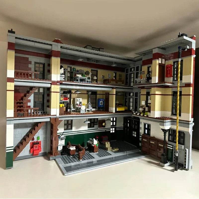 Premium Building Block Set Ghostbusters Firehouse Headquarters With 4634 Pieces Lego Compatible For Kids And Adults - ToylandEU