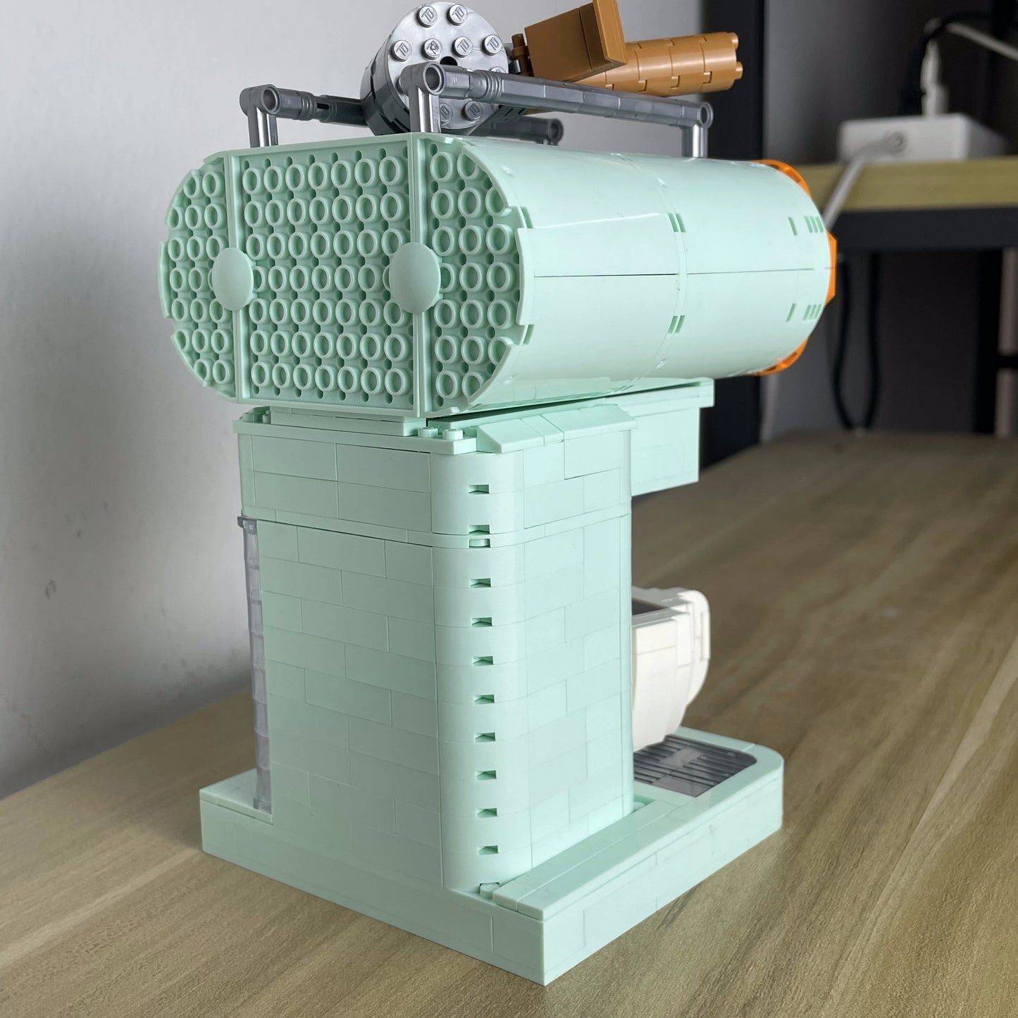 Premium Building Block Set Retro Bread And Coffee Machine Buildable Replica For Adults - ToylandEU