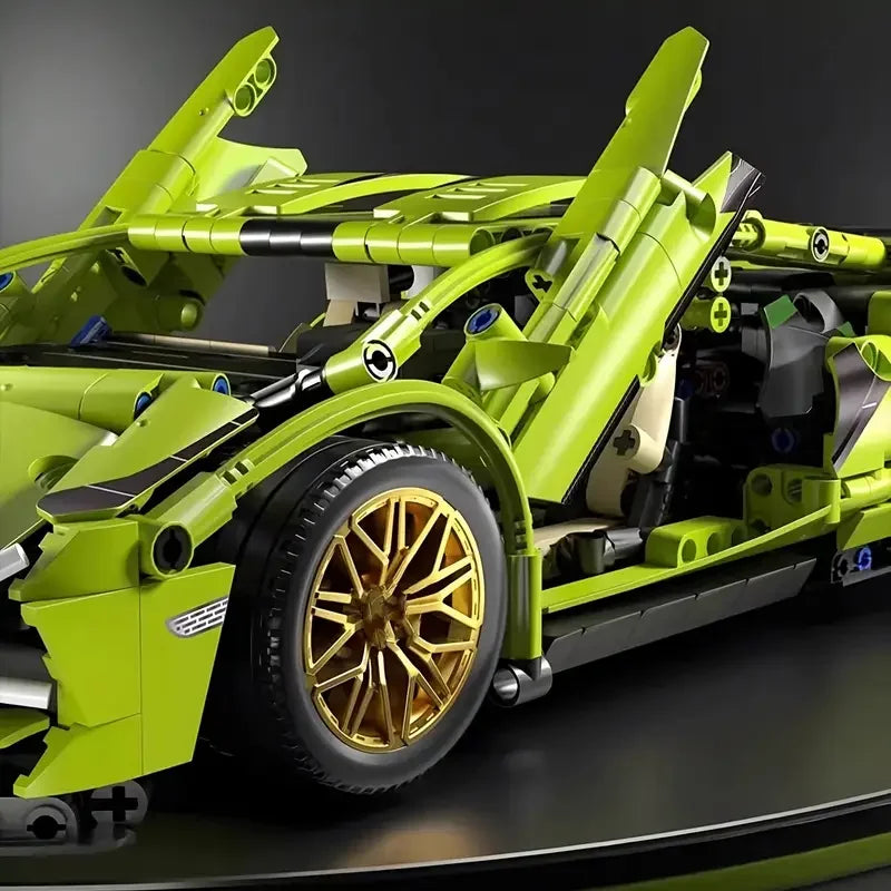 Premium Building Block Set Sports Car Model Puzzle for Racing Car Enthusiasts and Kids - ToylandEU