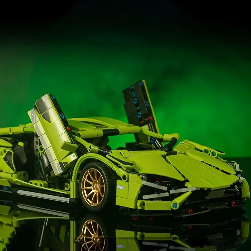 Premium Building Block Set Sports Car Model Puzzle for Racing Car Enthusiasts and Kids - ToylandEU