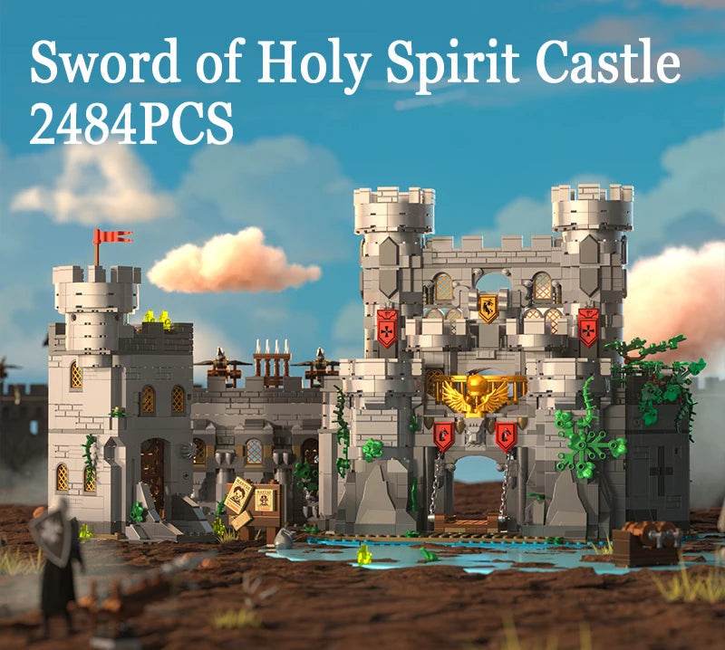 Premium Building Block Set Sword Of Holy Spirit Castle Gift - ToylandEU