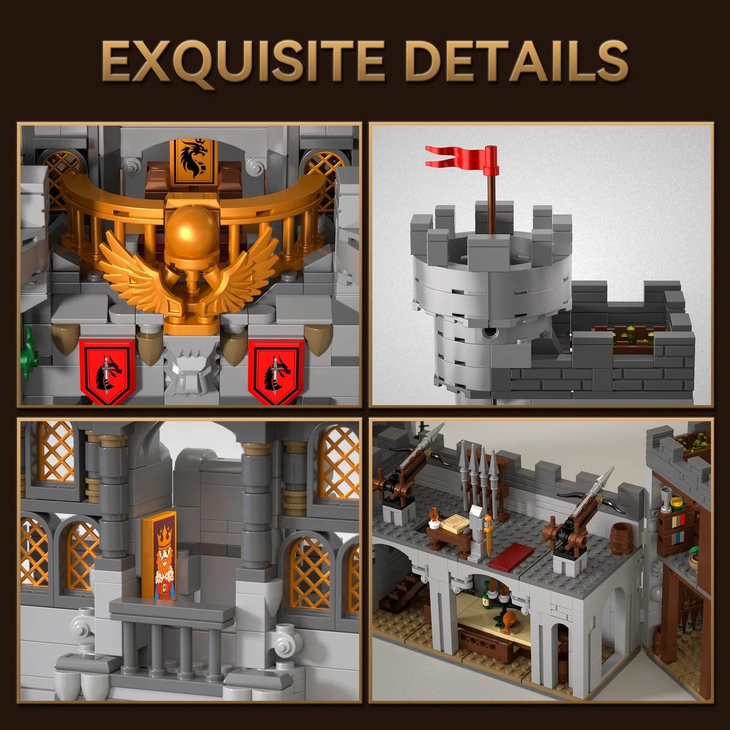 Premium Building Block Set Sword Of Holy Spirit Castle Gift - ToylandEU