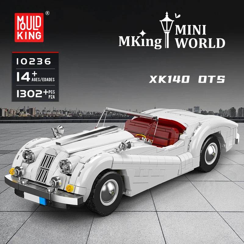 Premium Building Block Set XK140 OTS Roadster For Kids - ToylandEU
