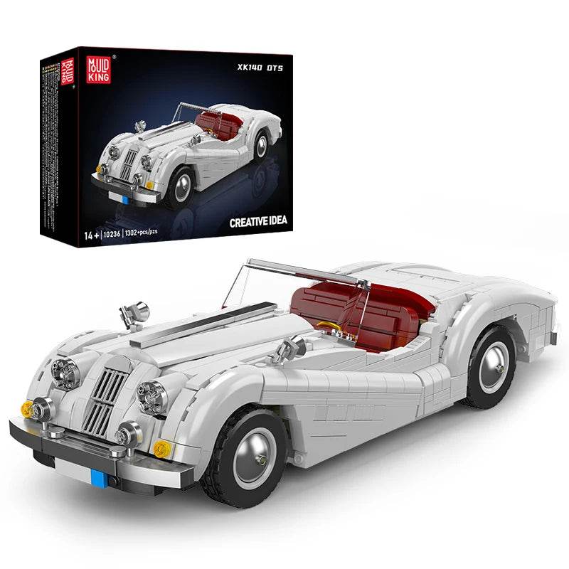 Premium Building Block Set XK140 OTS Roadster For Kids - ToylandEU