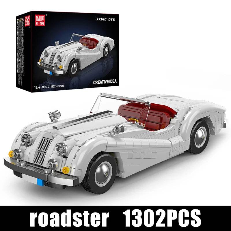 Premium Building Block Set XK140 OTS Roadster For Kids - ToylandEU