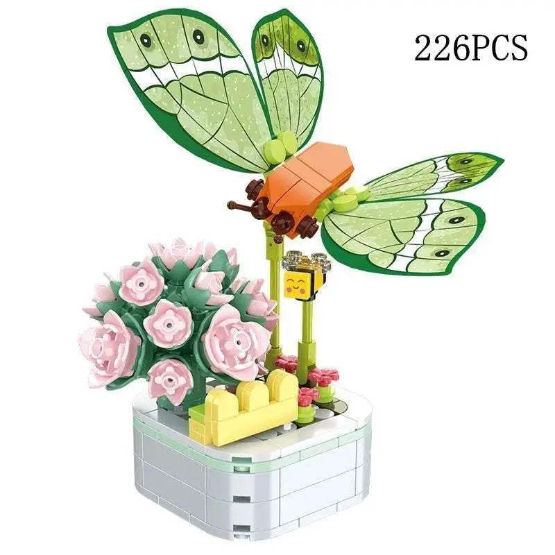  Premium Building Block Tulip Bouquet Decor Toyland EU -  ToylandEU™