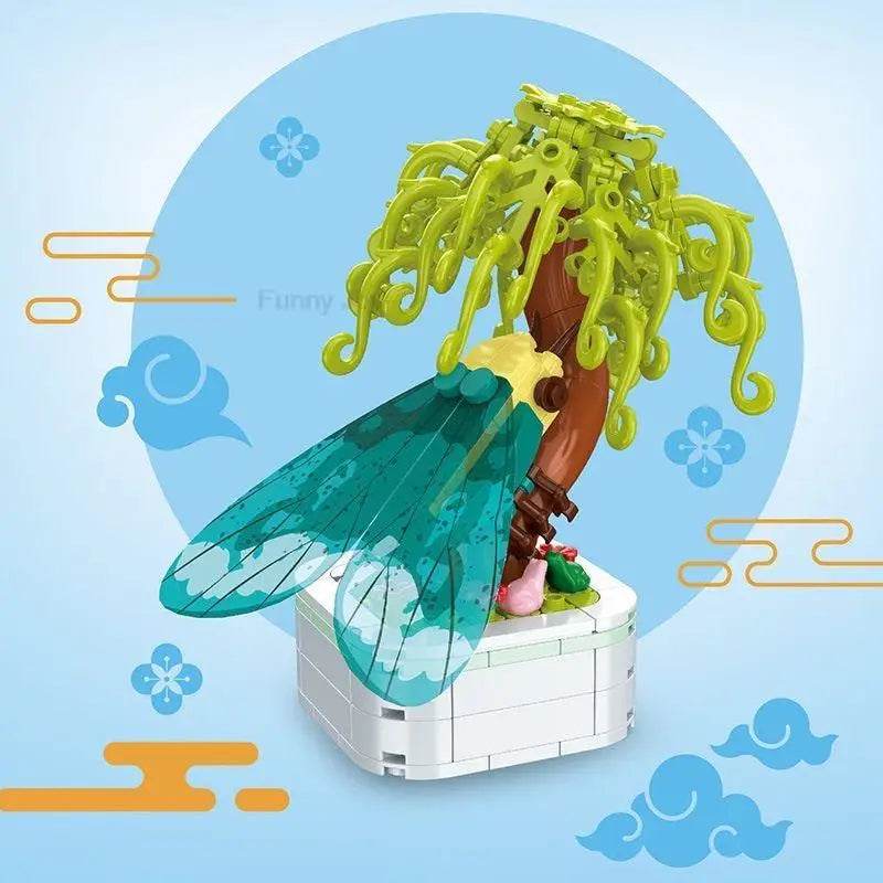 Premium Building Block Tulip Bouquet For Home Decor - ToylandEU