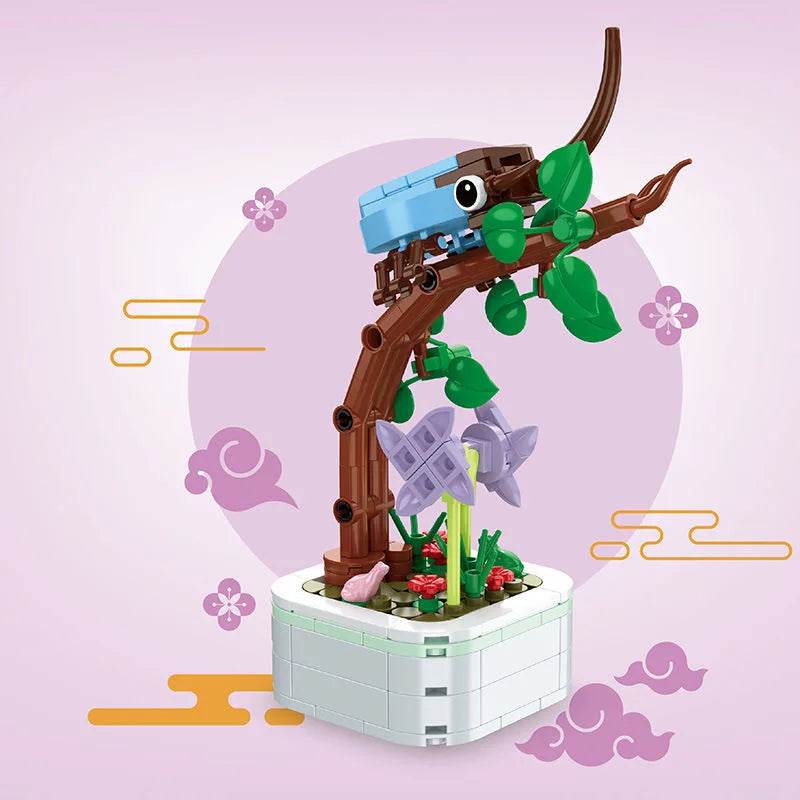 Premium Building Block Tulip Bouquet For Home Decor - ToylandEU