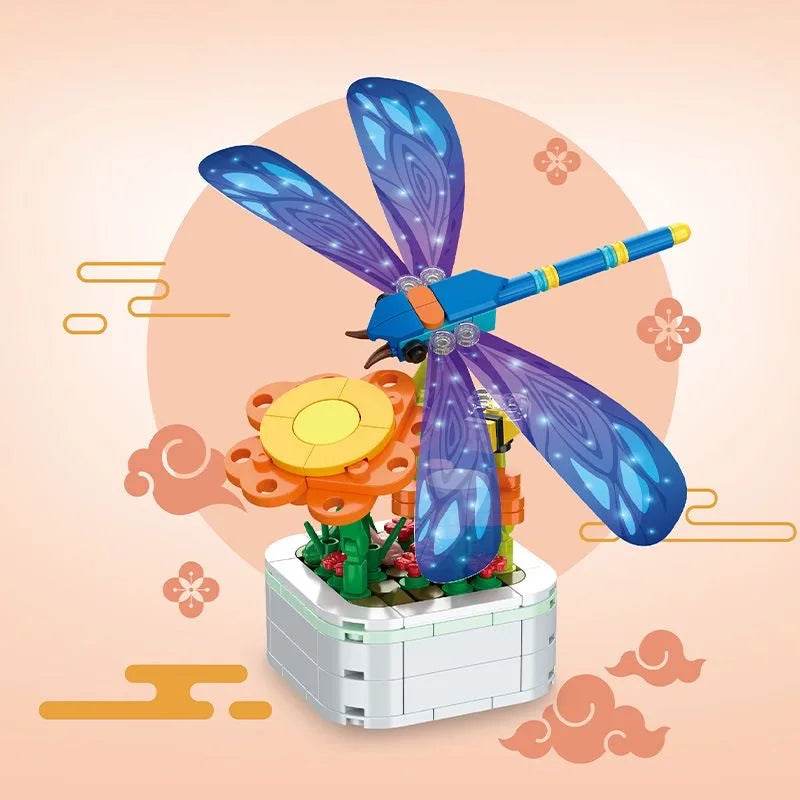 Premium Building Block Tulip Bouquet For Home Decor - ToylandEU