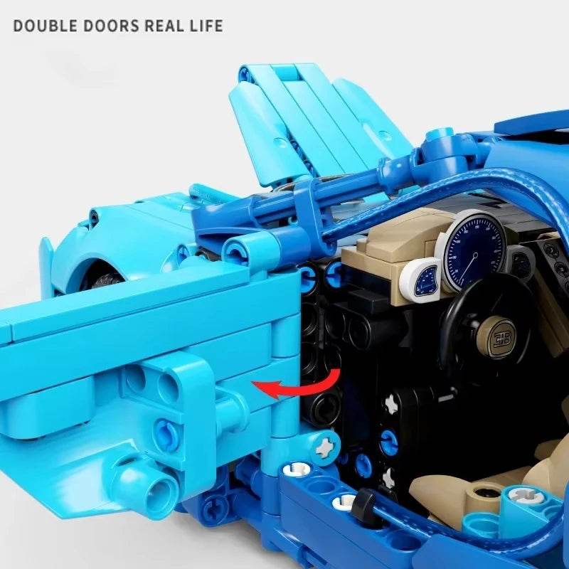 Premium Building Blocks 1 To 14 Scale Sports Car for Adults - ToylandEU