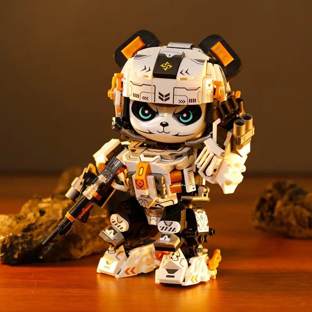 Premium Building Blocks 12 In 1 Articulated Panda And Zodiac Animals For Birthday And Christmas Gifts - ToylandEU