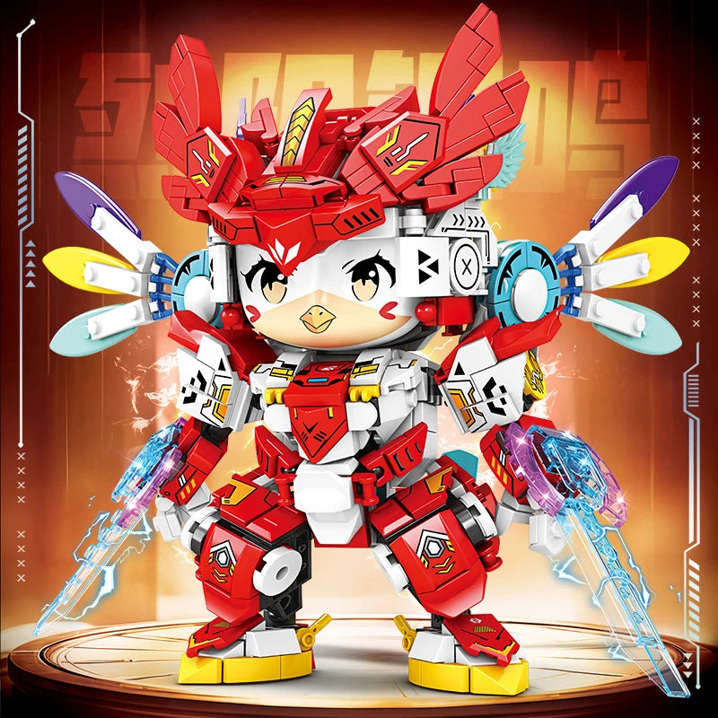 Premium Building Blocks 12 In 1 Articulated Panda And Zodiac Animals For Birthday And Christmas Gifts - ToylandEU