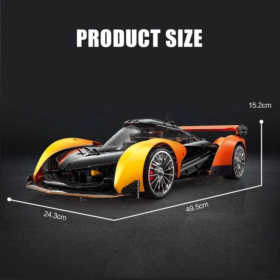 Premium Building Blocks 2135 Solus GT Race Car for Kids - ToylandEU