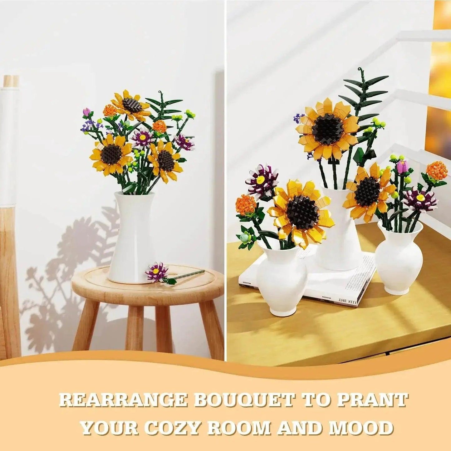  Premium Building Blocks Bouquet Kit 18 Plus Toyland EU -  ToylandEU™