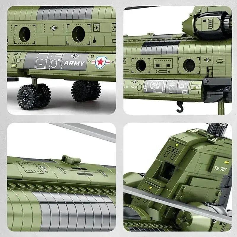  Premium Building Blocks Chinook Plane 1451 Toyland EU -  ToylandEU™