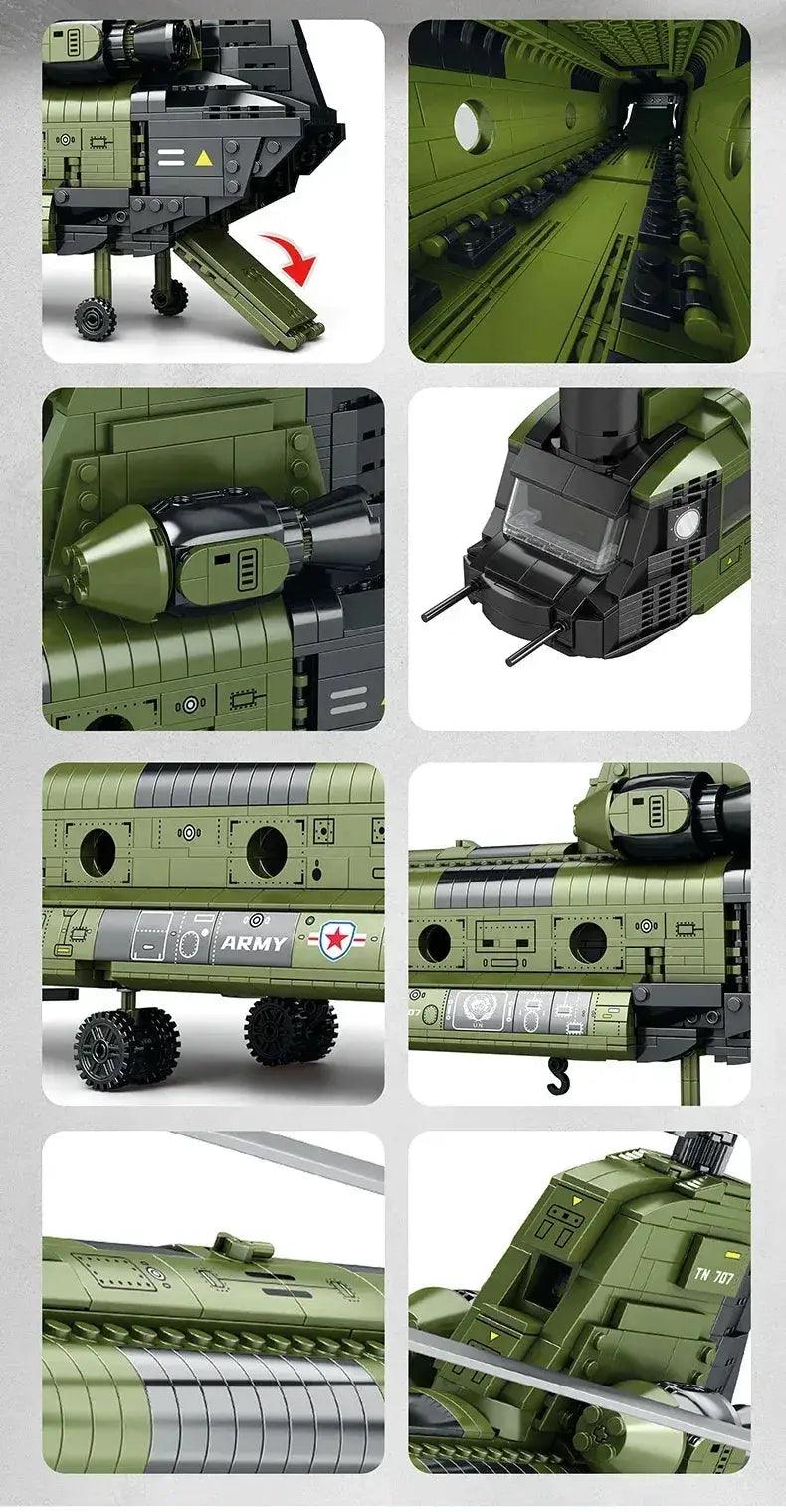  Premium Building Blocks Chinook Plane 1451 Toyland EU -  ToylandEU™