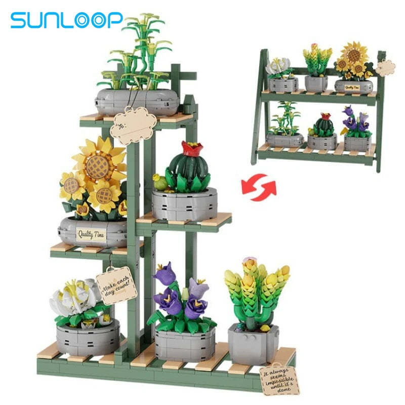 Premium Building Blocks Flower Bouquet Set For Adults Floral Home Decor Gift For Mothers Day And Christmas - ToylandEU
