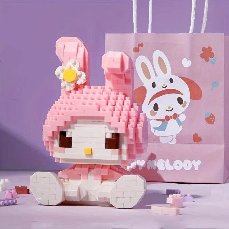 Premium Building Blocks Hello Kitty Kawaii Melody For Kids - ToylandEU