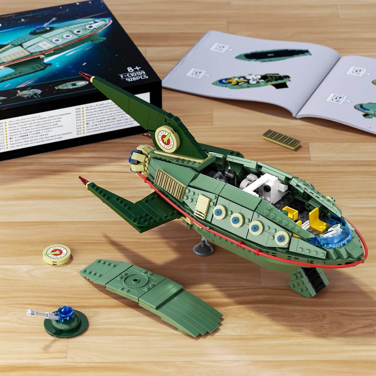 Premium Building Blocks Kit Planet Express Ship For Fans - ToylandEU