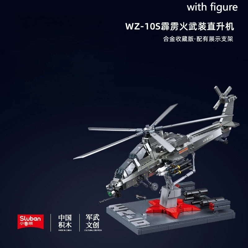Premium Building Blocks Lego Compatible MOC ZTZ99ASJ35J36 WW2 Armed Aircraft Fighter Bomber Gift For Boys - ToylandEU