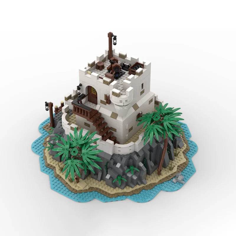 Premium Building Blocks Medieval Pirate Island Series Gift - ToylandEU