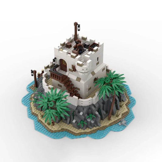Premium Building Blocks Medieval Pirate Island Series Gift - ToylandEU