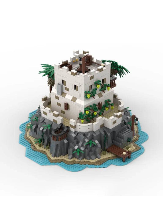 Premium Building Blocks Medieval Pirate Island Series Gift - ToylandEU