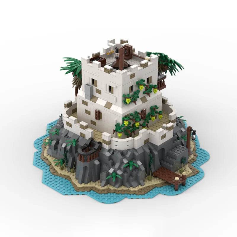 Premium Building Blocks Medieval Pirate Island Series Gift - ToylandEU