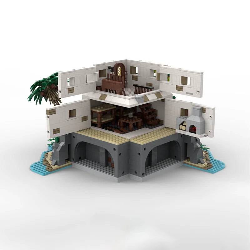 Premium Building Blocks Medieval Pirate Island Series Gift - ToylandEU