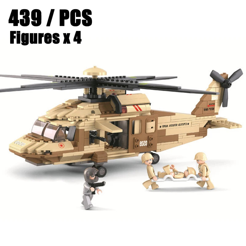Premium Building Blocks Mi 24 Hind Attack Helicopter Model Set For Builders And Collectors - ToylandEU
