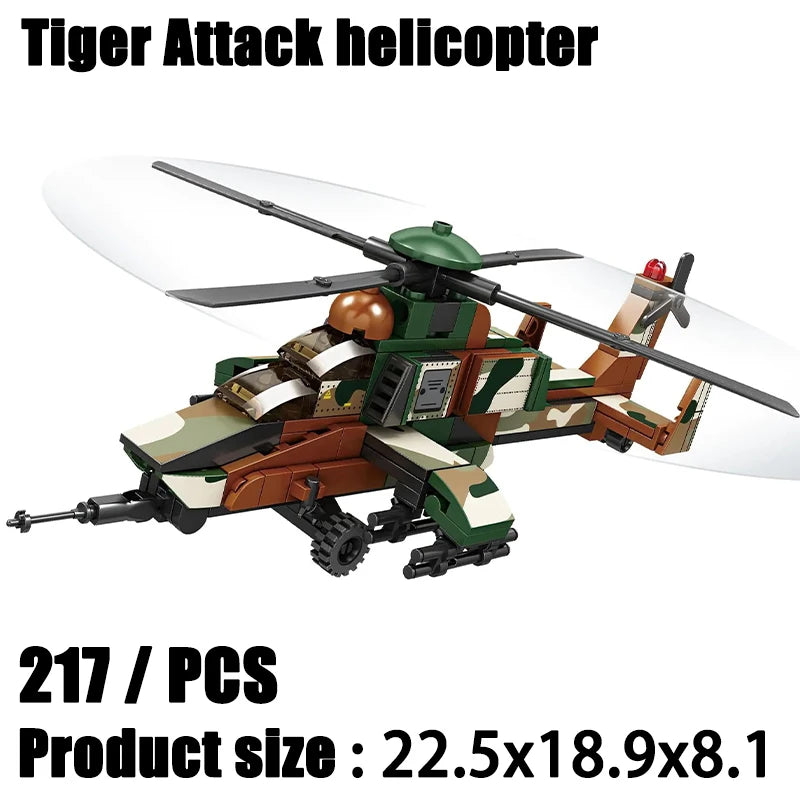 Premium Building Blocks Mi 24 Hind Attack Helicopter Model Set For Builders And Collectors - ToylandEU
