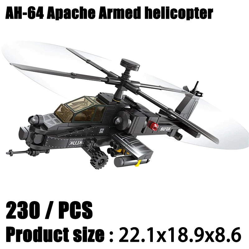 Premium Building Blocks Mi 24 Hind Attack Helicopter Model Set For Builders And Collectors - ToylandEU