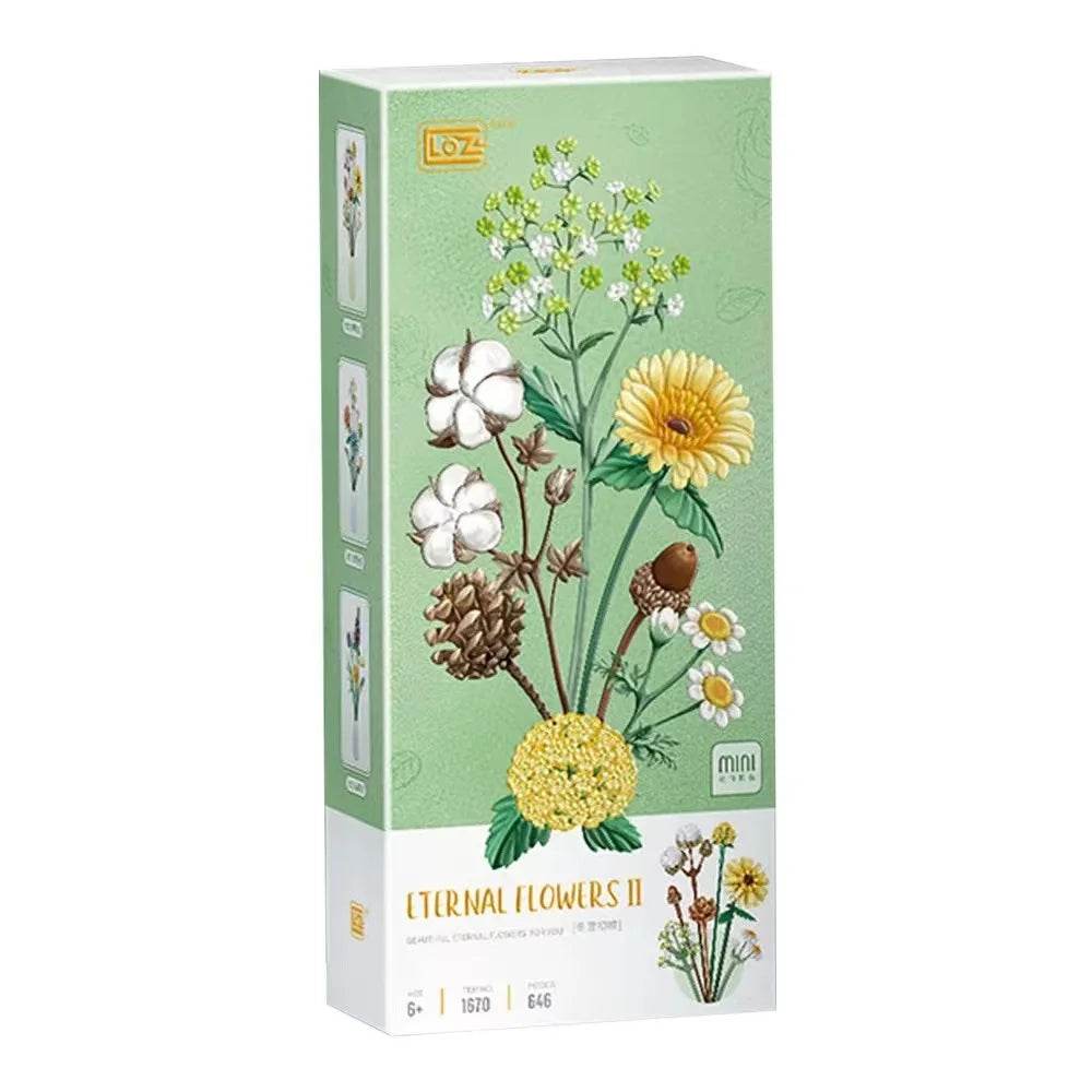 Premium Building Blocks Mini Flower Puzzle For Women - ToylandEU