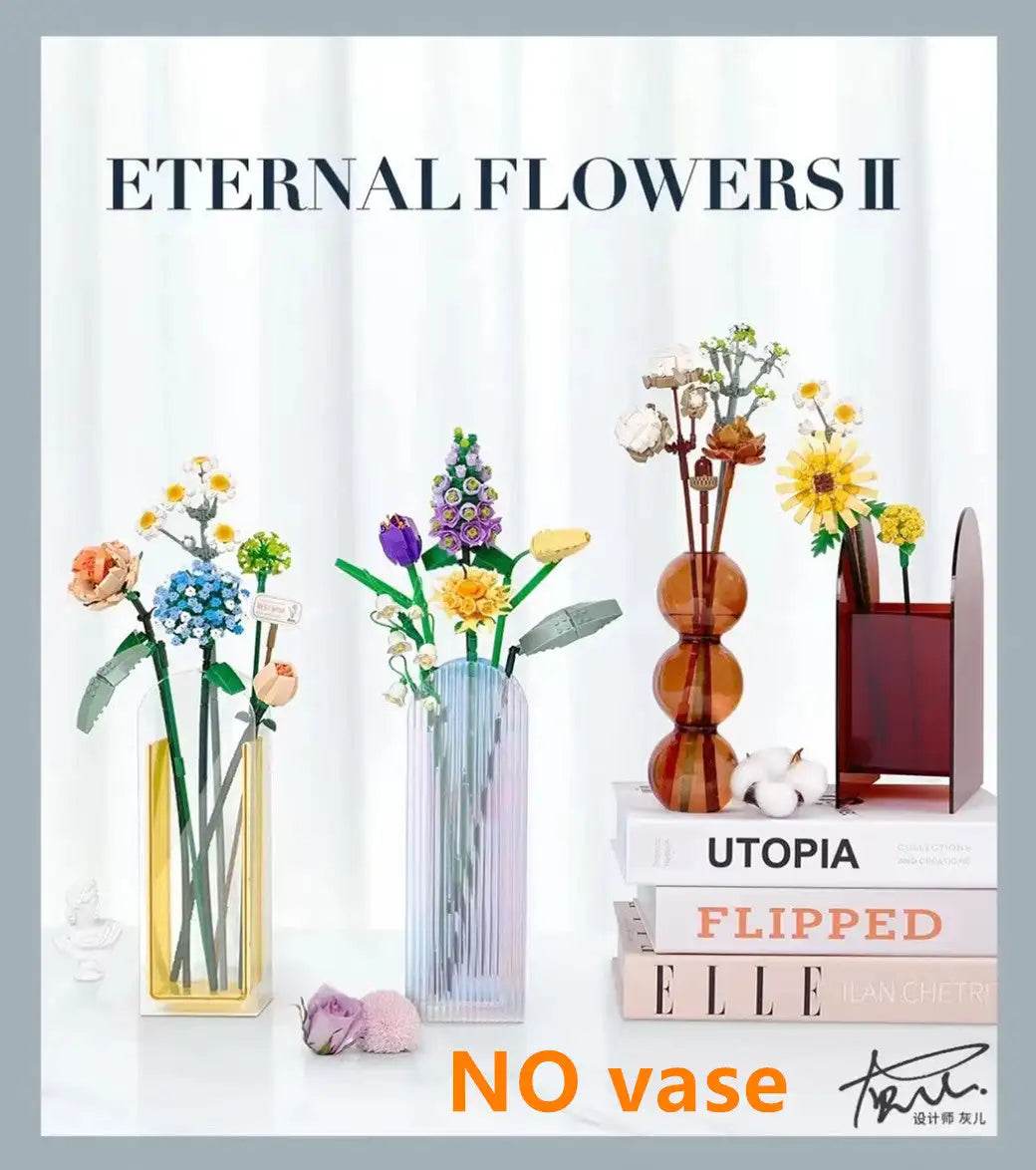 Premium Building Blocks Mini Flower Puzzle For Women - ToylandEU