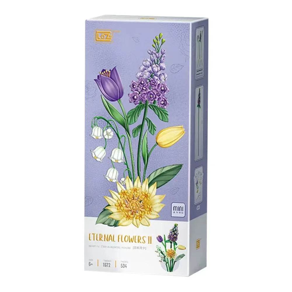 Premium Building Blocks Mini Flower Puzzle For Women - ToylandEU