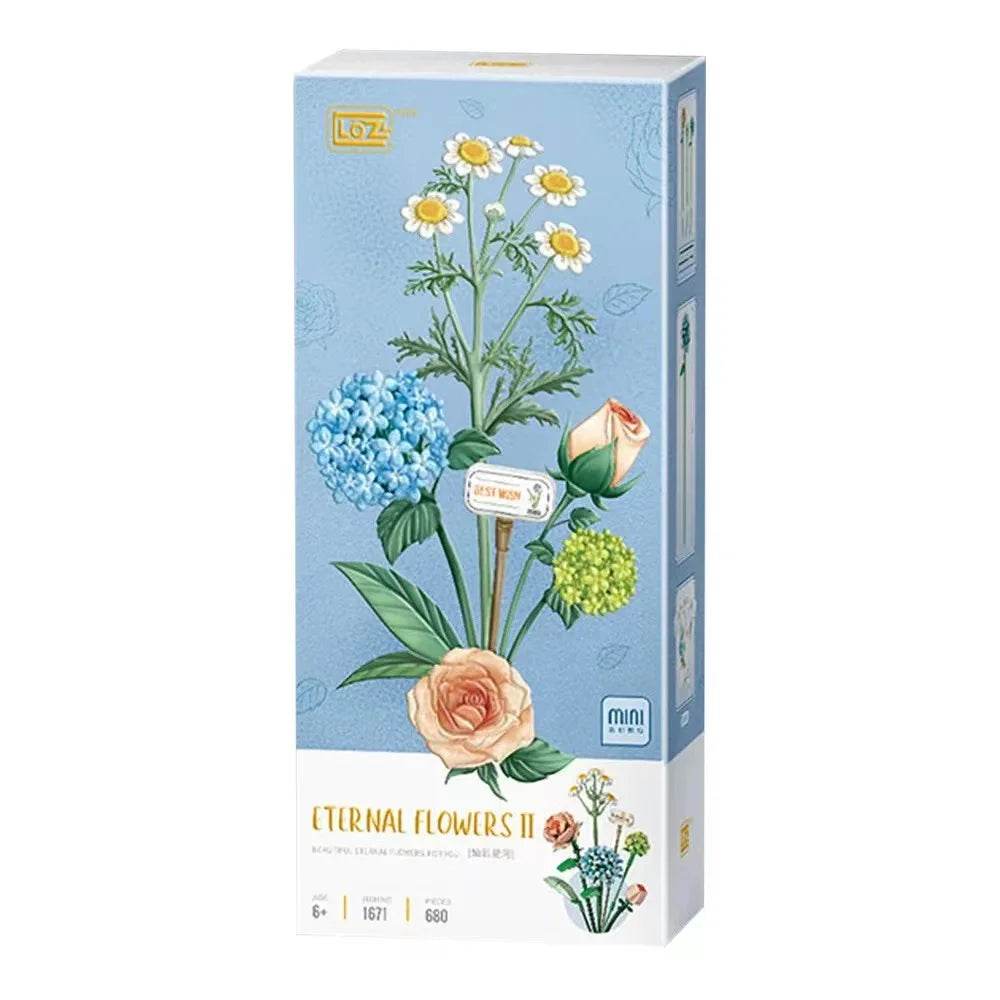Premium Building Blocks Mini Flower Puzzle For Women - ToylandEU