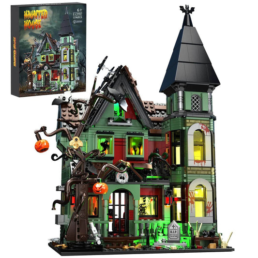Premium Building Blocks Nightmare House Halloween For Kids - ToylandEU