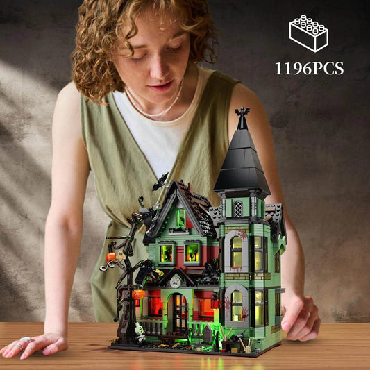 Premium Building Blocks Nightmare House Halloween For Kids - ToylandEU