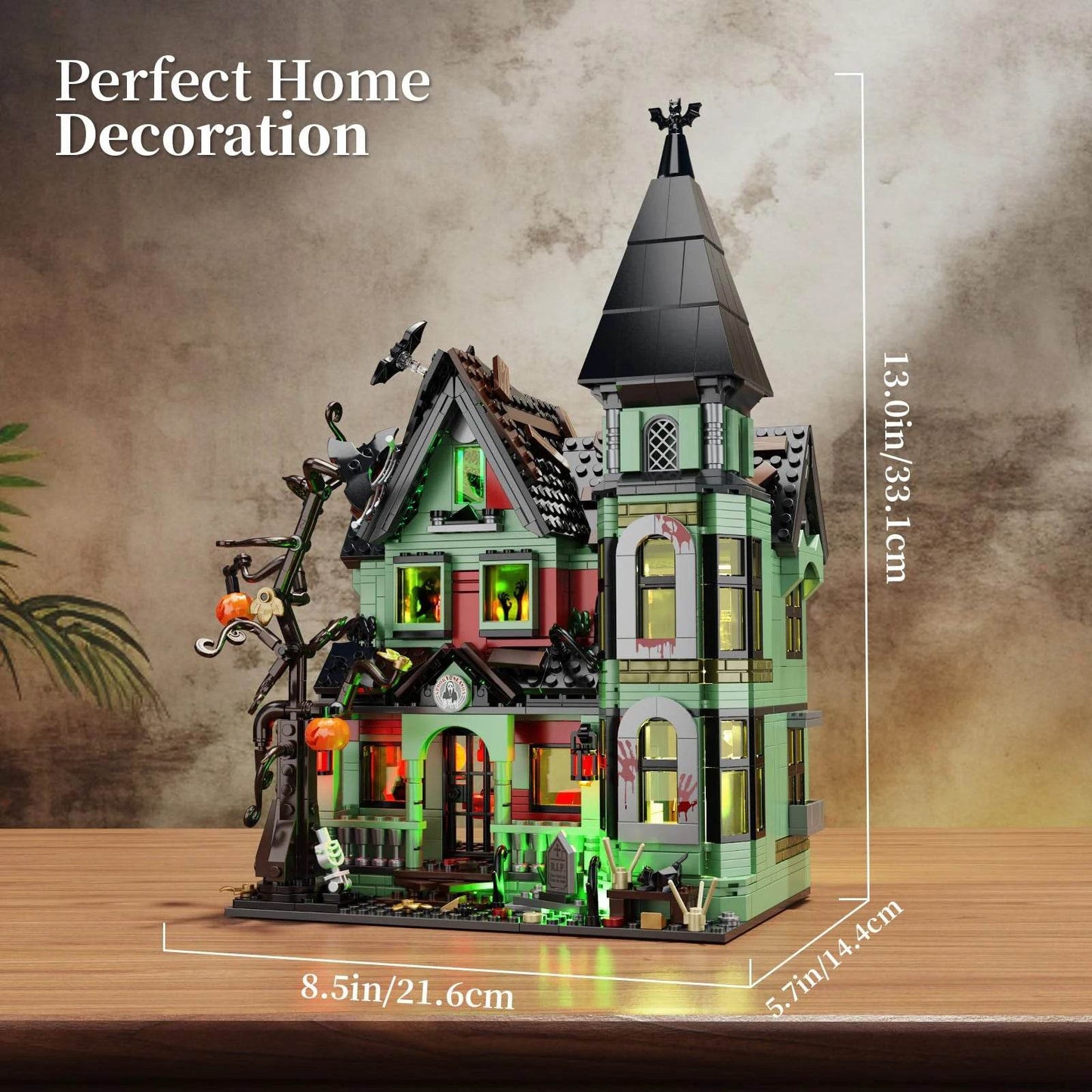 Premium Building Blocks Nightmare House Halloween For Kids - ToylandEU