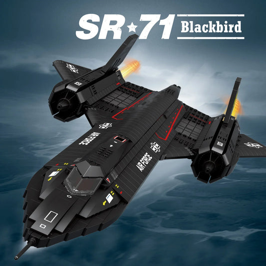 Premium Building Blocks SR71 Blackbird Fighter Aircraft Model 1775PCS For Display And Collectors - ToylandEU