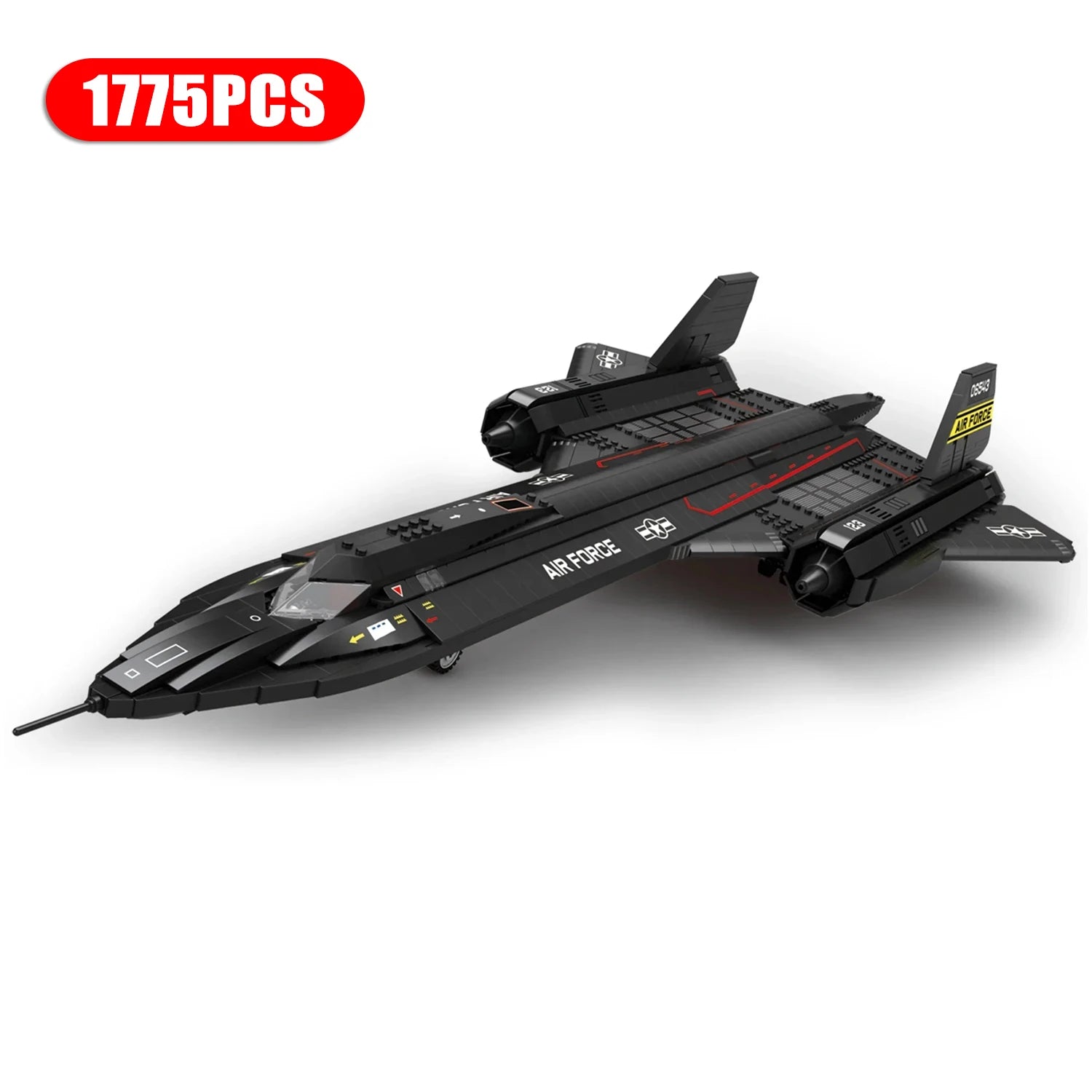 Premium Building Blocks SR71 Blackbird Fighter Aircraft Model 1775PCS For Display And Collectors - ToylandEU