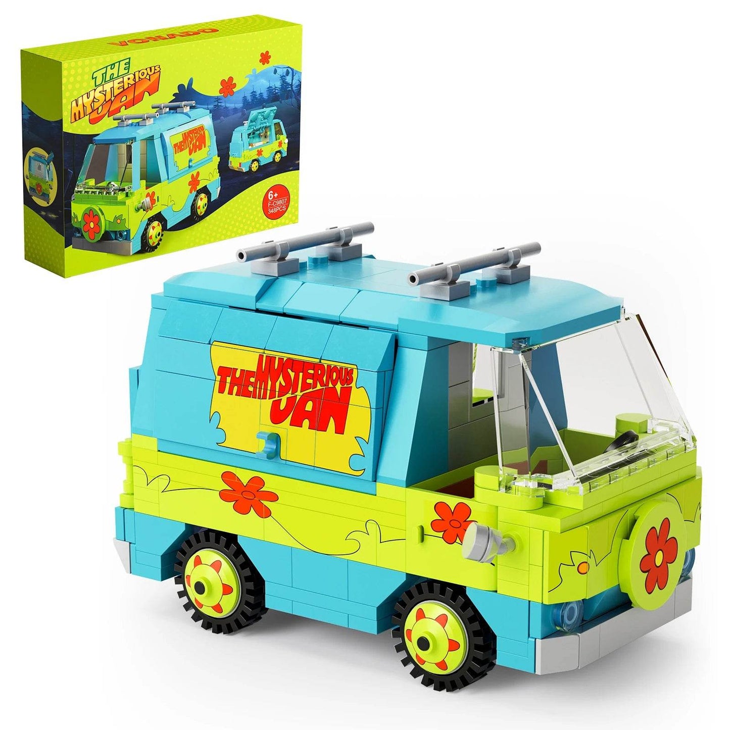 Premium Building Blocks Scooby Doo Mystery Machine Kit Kids - ToylandEU