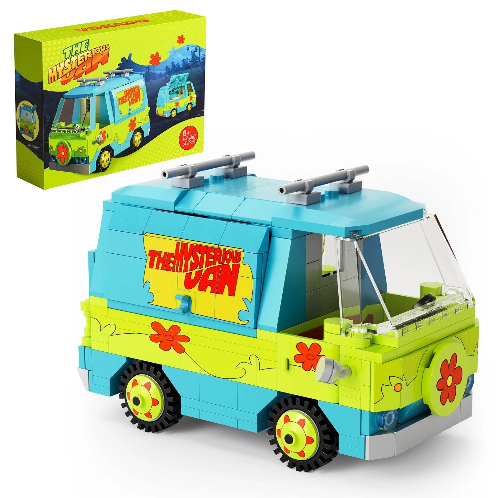 Premium Building Blocks Scooby Doo Mystery Machine Kit Kids - ToylandEU