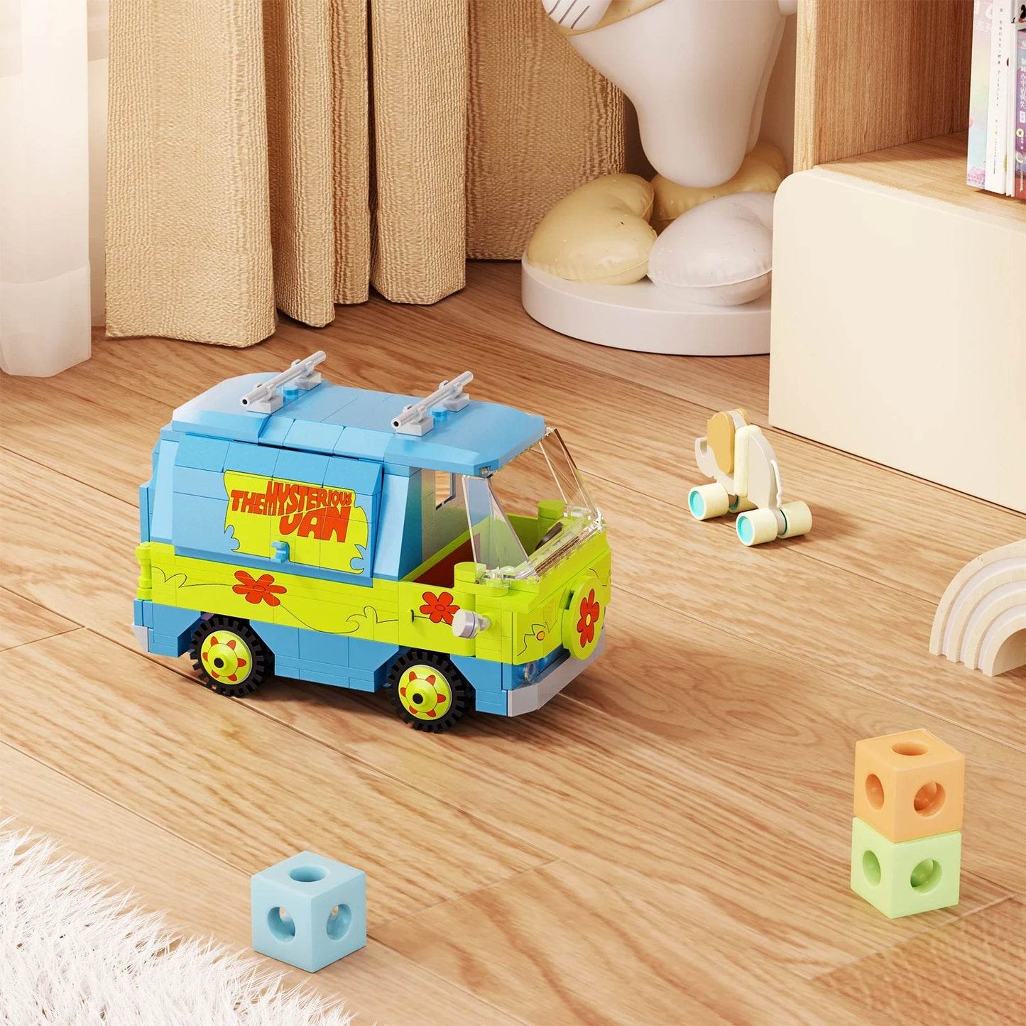 Premium Building Blocks Scooby Doo Mystery Machine Kit Kids - ToylandEU