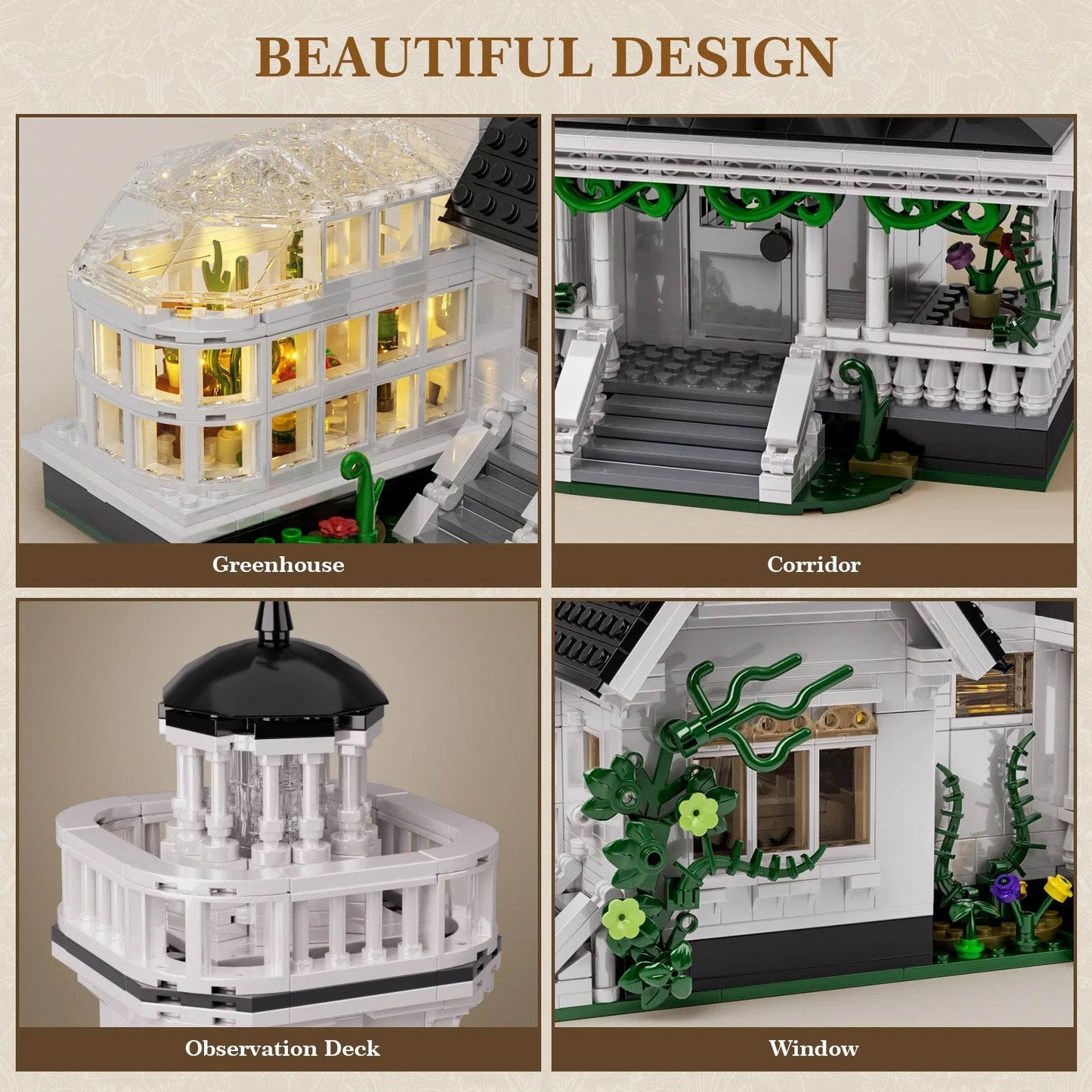 Premium Building Blocks Set 1877 Pcs Magic House for Adults - ToylandEU