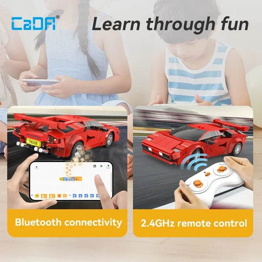 Premium Building Blocks Set 328 Piece Racing Car For Kids - ToylandEU